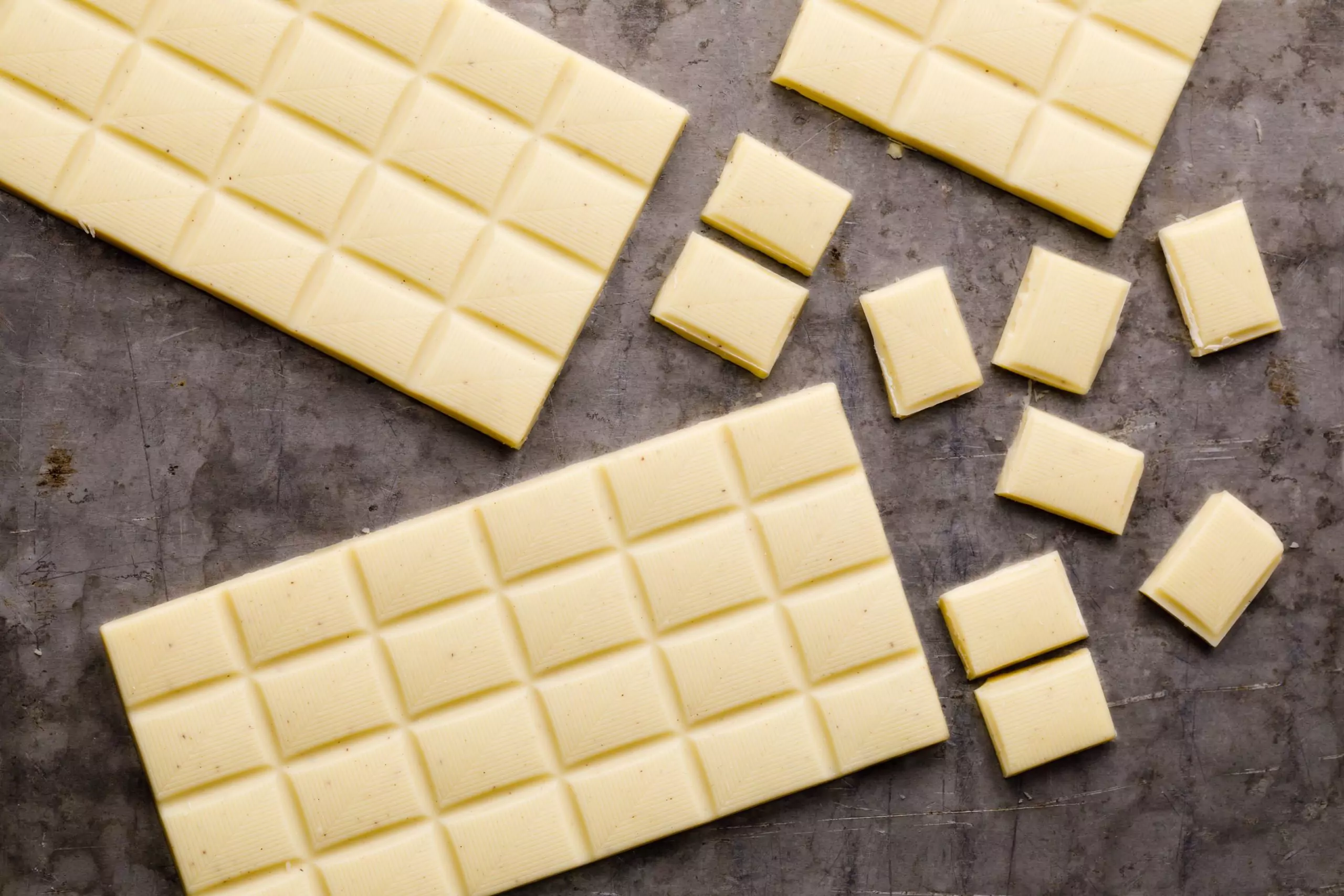 image of white chocolate bars